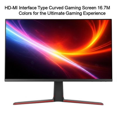 HD-MI-interface type gebogen gaming scherm 16,7M kleuren voor de ultieme gaming ervaring