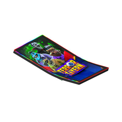 J-vormige superboog touchscreen monitor 1ms respons PCAP met led-kantverlichtingsbalken