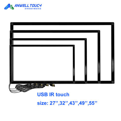 Serial of USB Open Frame Infrarood Touch Screen Overlay 43" voor Touch Screen Monitor