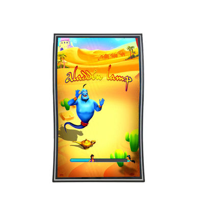 55 inch S-vorm PCAP 3M/ELO gebogen touchscreen protocol monitor voor verticaal gaming scherm
