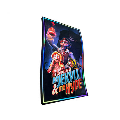 55 inch S-vorm PCAP 3M/ELO gebogen touchscreen protocol monitor voor verticaal gaming scherm