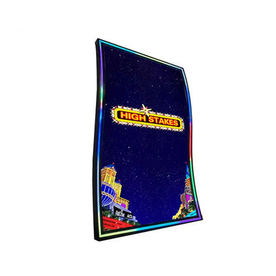 55 inch S-vorm PCAP 3M/ELO gebogen touchscreen protocol monitor voor verticaal gaming scherm