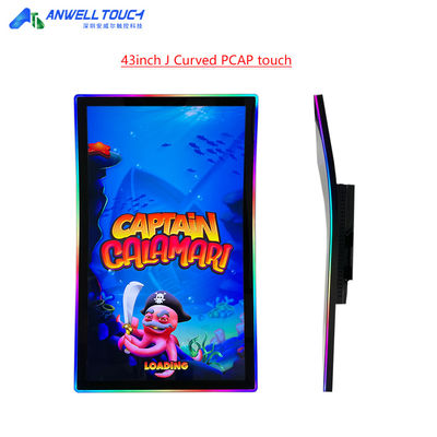 43' J Gekrompen PCAP Touch Monitor Met 3M/ELO Protocol Voor Gaming