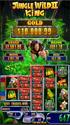 Skill Board Game Jungle Wild II Koning Voor Gameroom Machine