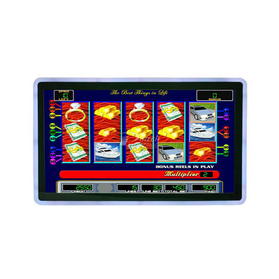 23.8 inch Gaming Machine PCAP Touch Screen Gaming Monitor Side LED Bar Zwart 1920x1080 Led 16:9 Ips Hd-Mi 300c