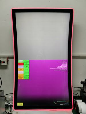 Multitouch Pcap Touch Display 43 inch gebogen touchscreen Display 5ms 16.7M