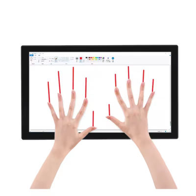 43" waterdicht IP65 Bedrijfs-Industriële Touchscreen Pc Wandmontage PCAP Multi Touch Monitor Touchscreen Displays