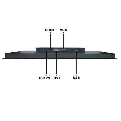 Hoge helderheid 1920*1080 HD Panel Mount Touch Screen Monitor Industriële graad 21,5 inch