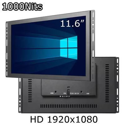 11.6 inch 1920*1080 Embedded Touch Display 1000Nits Touchscreen Monitor Industrieel