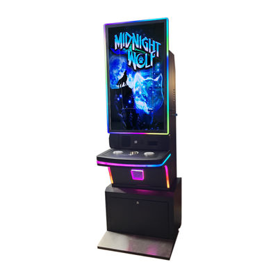 43 inch Metal Skill Gaming Cabinet Slot Machine met capacitieve touch monitor voor Firelink / Lightning Games