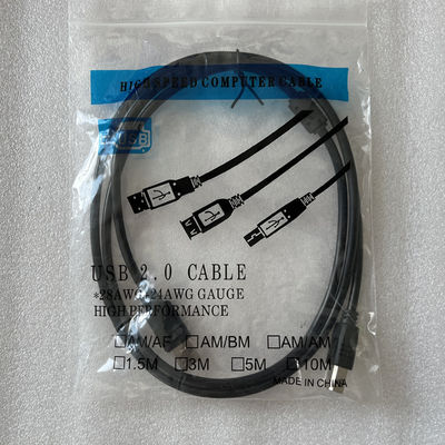 Touch USB 2.0 kabel Hoogwaardige prestaties 1,5 M voor printer / touch verbinding