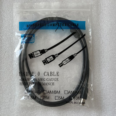 Touch USB 2.0 kabel Hoogwaardige prestaties 1,5 M voor printer / touch verbinding