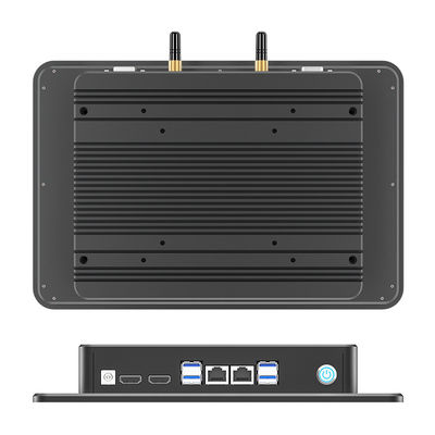 10.1 inch 1920*1200 All In One Industrial Touch Screen Zwarte pc voor Windows en Linux