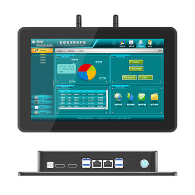 10.1 inch 1920*1200 All In One Industrial Touch Screen Zwarte pc voor Windows en Linux