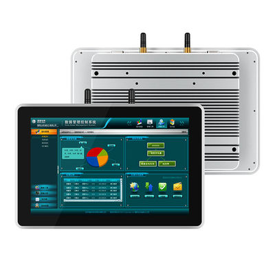 Zilveren HD1920*1080 Industriële capacitieve all-in-one touchscreen computer 11,6 inch met Window OS