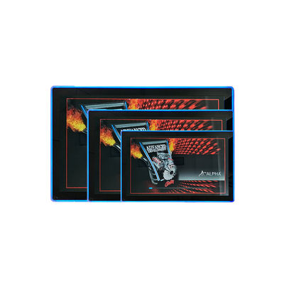 43 Geprojecteerd capacitieve aanraakscherm met hoge resolutie 3840x2160 Schramweerstand zijrand LED bezel