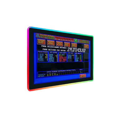 Industriële kwaliteit zijkant LED Bezel Gaming geprojecteerde capacitieve touchscreen 23.8'
