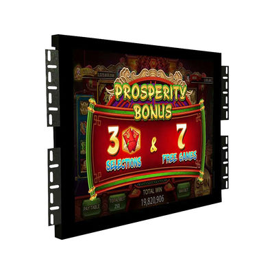19 inch hoge 4:3 definitie gehard glas IR gaming touch monitor voor pog/wms
