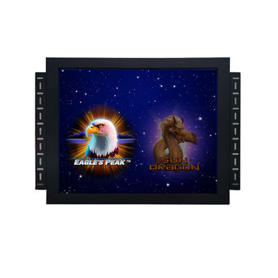 19 inch hoge 4:3 definitie gehard glas IR gaming touch monitor voor pog/wms