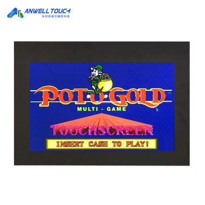 300Nits Helderheid Gaming Touchscreen Met gehard glas En USB Bizel Optie