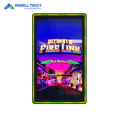 Side Edge LED Bezel 400 Nits PCAP Touch Monitor 5MS Reactie met krasweerstand